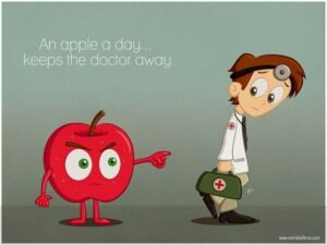 an apple a day keeps the doctor away